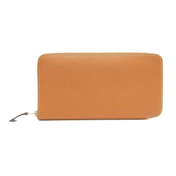 HERMES Brown Leather Wallet - Picture 1 of 14